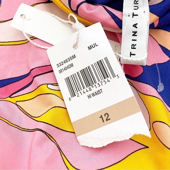 Trina Turk Breeze High Waist Bandeau Bikini Set - Picture 8 of 8